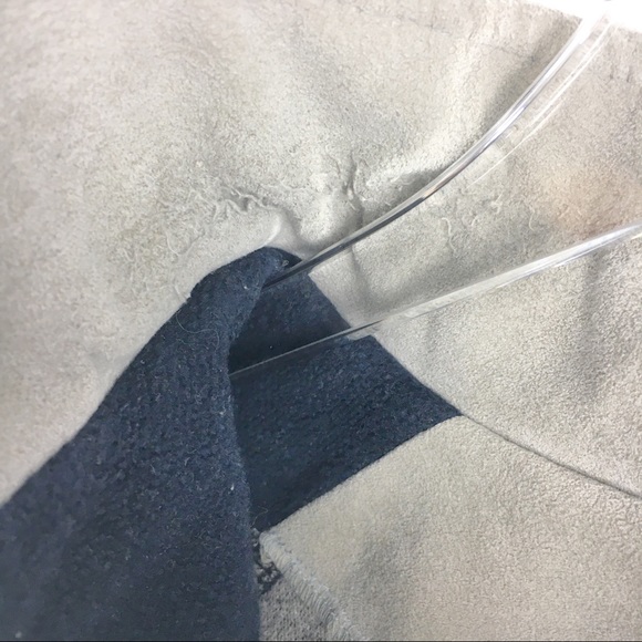 Straight Down Zip Up Pullover | Navy down Pullover - Picture 6 of 8